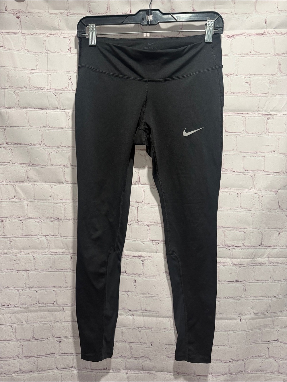 Nike Black Dri-FIT Athletic Leggings with Swoosh Woman’s Size‎ Small